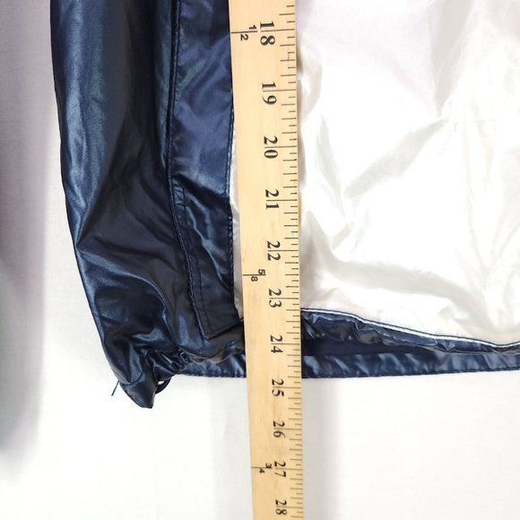 Tommy Jeans Windbreaker Hoodie Jacket Womens Medium Pocket Half Zip Oversized - Picture 4 of 16